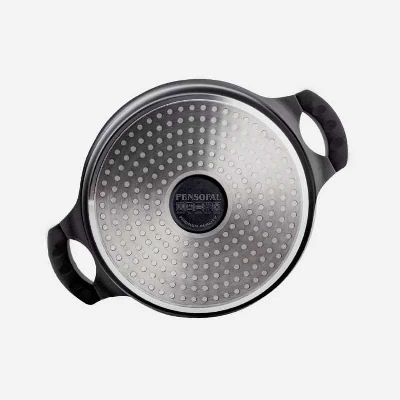 Caçarola Pensofal Saxum 20 cm com tampa de vidro — Caçarola Pensofal Saxum 20cm