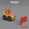 Conjunto de construção Marioinex Mini Waffle Constructor – 141 peças, multicolor, para crianças a partir dos 5 anos