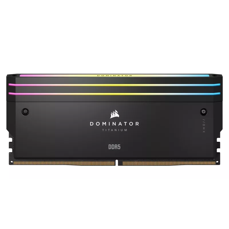 Dominator Titanium DDR5-6600, CL32, Intel XMP 3.0 - kit duplo de 32 GB, preto