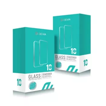 Proteção de ecrã Devia Temperglas Entire View para iPhone XS Max – transparente, pack de 10
