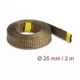 Bainha de cabo DeLOCK 20889 castanho fibra de basalto 2,5 cm