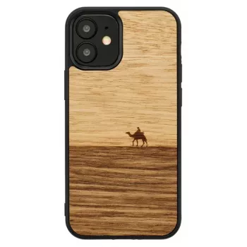 Capa de proteção Man and Wood para iPhone 12 mini — Terra preto