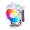 Arrefecedor de CPU Jonsbo CR-1400E 92mm ARGB branco — ventoinha de 92mm, iluminação ARGB, superfície branca