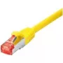 Tecline exertis Connect – cabo de rede – RJ-45 (M) para RJ-45 (M) – 25 m – cabo SSTP – CAT 6 – isento de halogéneos – amarelo (71525Y)
