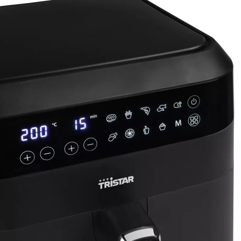 Fritadeira de ar digital Tristar XXL FR-6999 Potência 1700 W Capacidade 6 L Preta