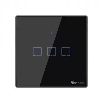 Interruptor inteligente WiFi + RF 433 Sonoff T3 EU TX (3 canais)