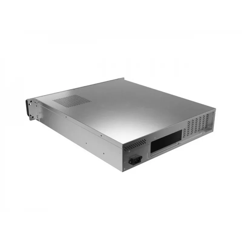 Caixa rack Lanberg SC01-5202-12B 2U preta 3 ventoinhas HDD+SSD