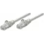 Cabo de rede patch Intellinet, Cat5e, 1,5 m, cinzento, CCA, U/UTP, PVC, RJ45, contactos banhados a ouro, proteção da patilha, proteção anti-dobra, garantia vitalícia