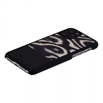 Capa para smartphone man and wood para iPhone 11 Pro – leopard preto capa protetora