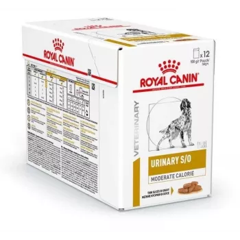 Comida húmida para cães Royal Canin Urinary S/O Moderate Calorie saqueta 12 x 100 g, adultos, 80% humidade, 8% proteína