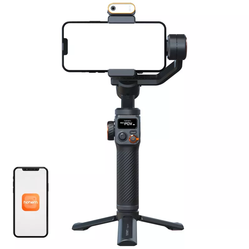 Estabilizador de câmara para smartphone Hohem iSteady M6 Kit preto 2600 mAh