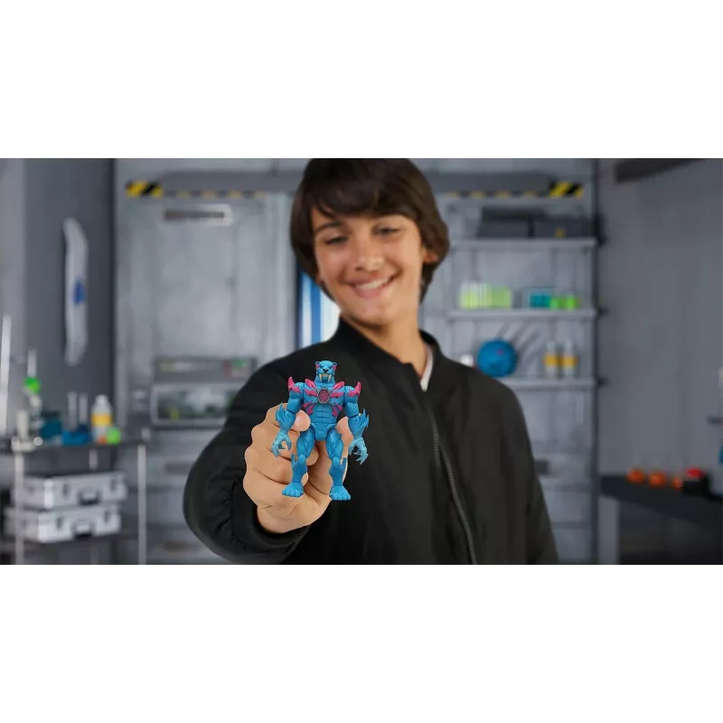 Conjunto de figuras Cobi Mr Beast Lab Hybrids — figuras de ação colecionáveis da Cobi