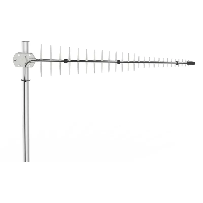 Antena Poynting LTE/GSM para mastro A-LPDA-0092 prateada SMA (M) LoRa Helium 11dbi Yagi/Mastro SMA -Macho 7m cabo