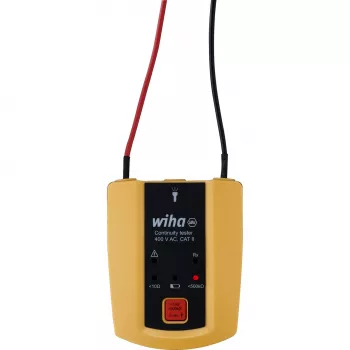 Testador de continuidade 45222, até 400 V AC, CAT II, aparelho de medição amarelo/preto