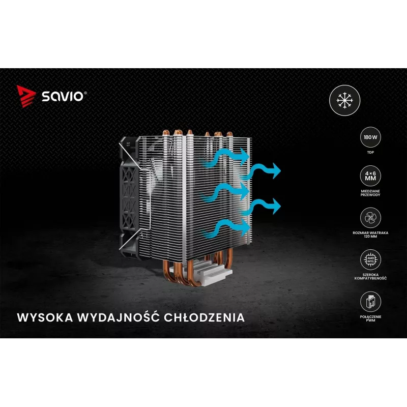 SAVIO VORTEX X2 Cooler de CPU