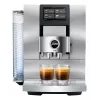 Máquina de café expresso automática JURA Z10 (EB) — depósito de água de 2,4 L, moinho integrado, 1450 W, alumínio/branco