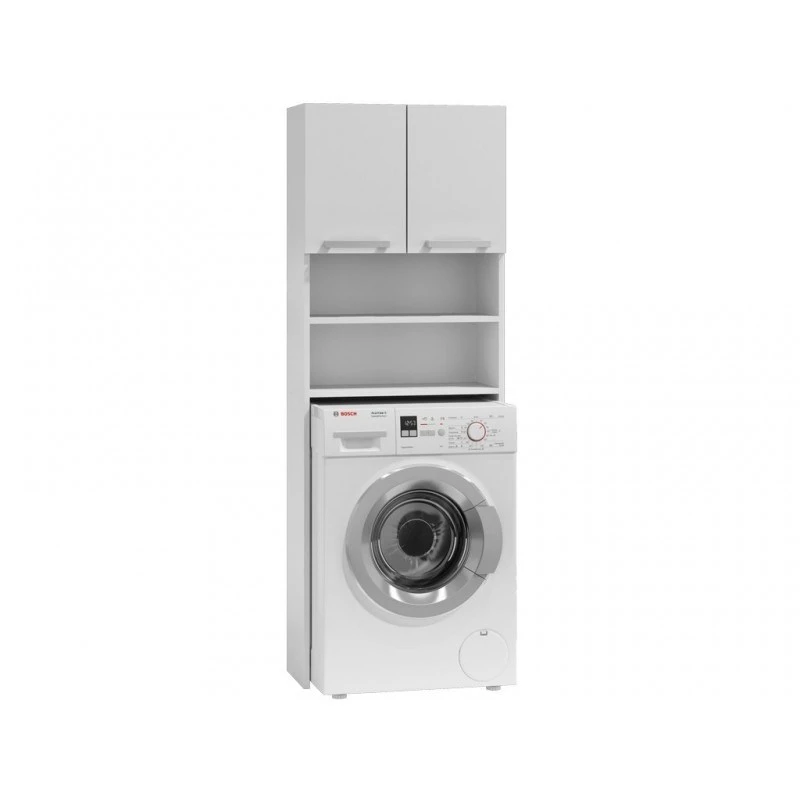 Top E Shop PRALKA POLA BIEL móvel de arrumação para casa de banho, branco