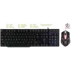 Conjunto de teclado e rato com fios Rebeltec
