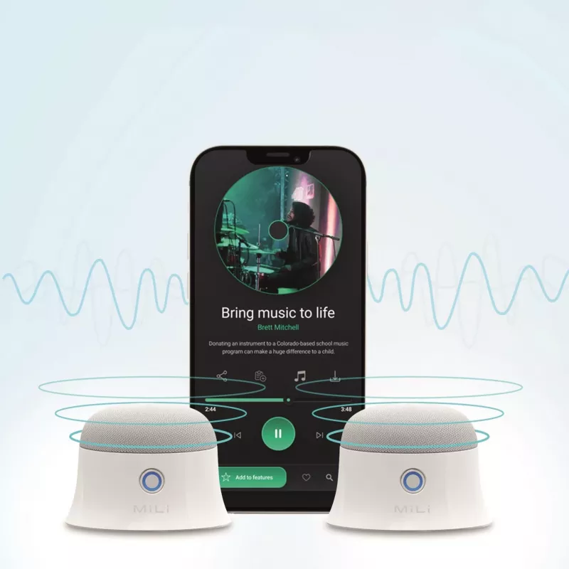 Altifalante portátil Ultron Mag Soundmate, Branco