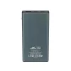 Powerbank Rivacase VA1021 10000mAh, saídas USB duplas, indicadores LED, carregador portátil compacto