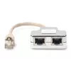 Adaptador de cabo de patch Digitus CAT 5e blindado 1:1