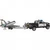 Dodge RAM 2500 Polícia Pickup com barco