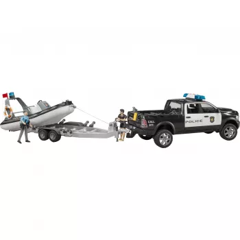Dodge RAM 2500 Polícia Pickup com barco