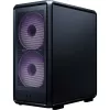 Caixa de PC Cooler Master MasterFrame 500 Mesh torre Midi – preta com lateral transparente, suporta ATX/EATX, 2x200 mm à frente, 1x120 mm atrás