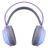 Defender FreeMotion B651 63651 auscultadores sem fios supra-auriculares, Bluetooth 5.3, retroiluminação RGB, 20–20000 Hz, 105 dB, USB-C, AUX, brancos