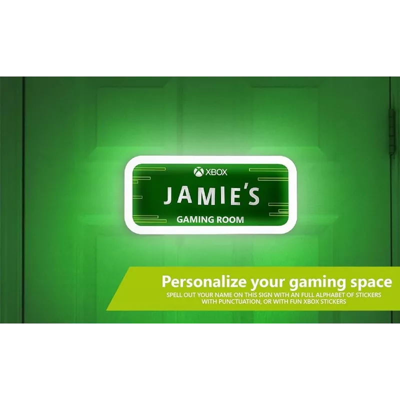 Candeeiro de mesa Paladone Light up Room Sign PP11615XBV2 design Xbox