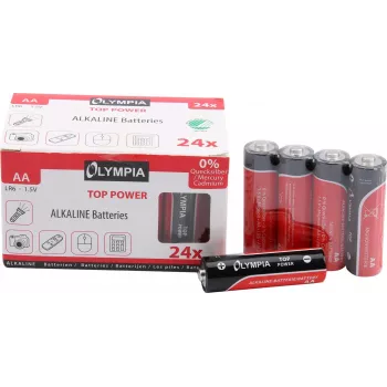 Pilha doméstica AA alcalina Olympia 40179