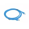 Cabo de rede LANBERG PCU6-10CC-0200-B Cat6 U/UTP RJ-45 para RJ-45 2 m azul, condutor CCA, 250 MHz