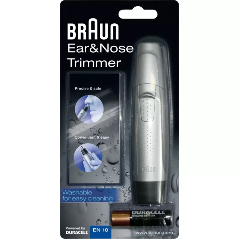 Braun Exact Series EN 10 aparador de precisão, preto, prateado