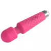 Massageador de clítoris Erolab Wand-M MFN01r rosa — bastão massajador compacto estilo varinha mágica