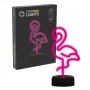 Lâmpada LED de mesa/decorativa MANTA SNL79PK rosa flamingo – lâmpada de decoração LED
