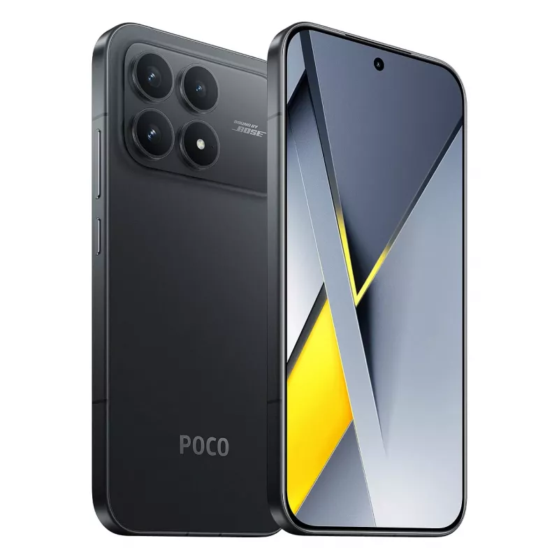 POCO F8 Pro 5G Smartphone Dual SIM, 12 GB de RAM, 256 GB, preto (MZB0M3ZEU)