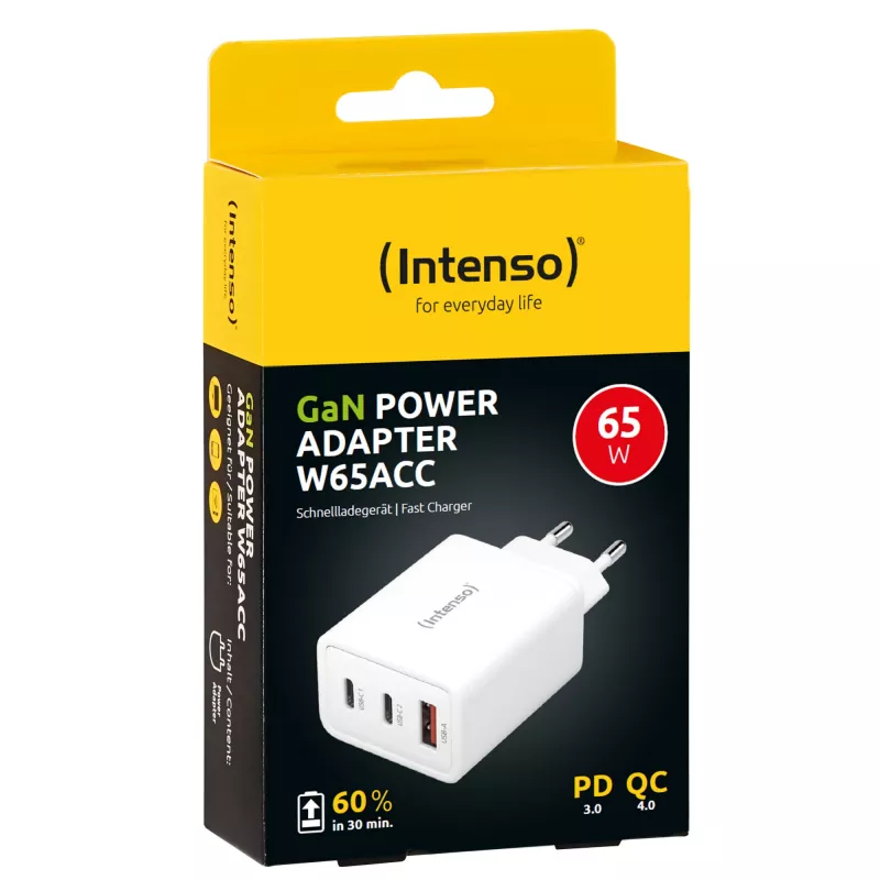 Fonte de alimentação 1xUSB-A/2xUSB-C/7806512 Intenso