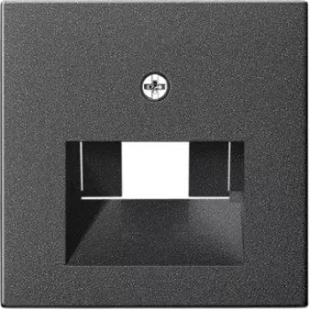 Moldura de cobertura/cobertura de interruptor Gira 027028 antracite, design convencional, moldura simples