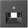 Moldura de cobertura/cobertura de interruptor Gira 027028 antracite, design convencional, moldura simples