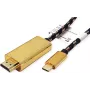 ROLINE 11.04.5847 Adaptador gráfico USB 3840 x 2160 píxeis preto - dourado (11.04.5847)