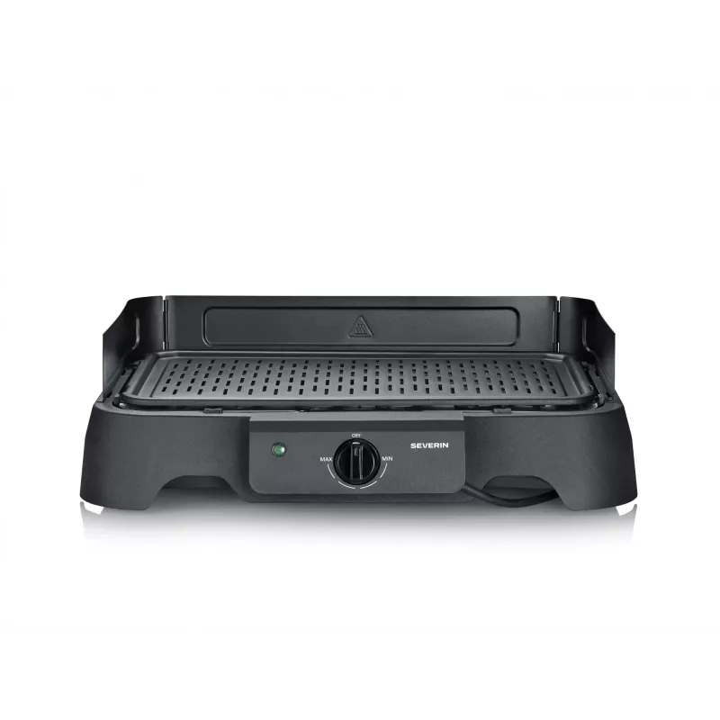 Grelhador elétrico de mesa SEVERIN PG 8595 — 2000 W, superfície de grelhar retangular, preto
