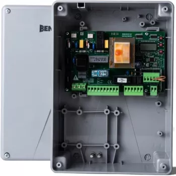Unidade de controlo Beninca Heady 40538 com caixa — unidade central para automatização de portões e cancelas