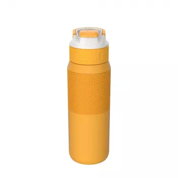 Garrafa de água reutilizável com isolamento a vácuo Kambukka Elton 750 ml, Tritan, tampa de fecho, laranja