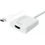 VALUE 12.99.3210 adaptador de vídeo externo de USB-C para HDMI, 4K, branco