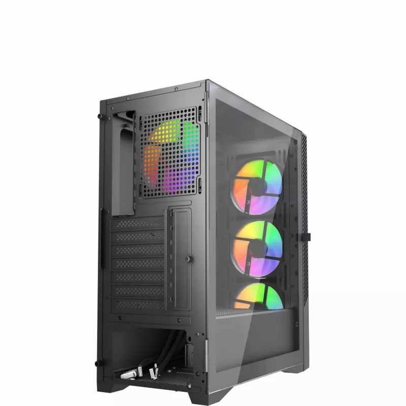 Caixa gaming Gembird CCC-FC-900ARGB Fornax 900, ATX, preto