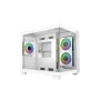 Cooler Master E481-WHNN-S00 Elite 481 WOOD branco, mATX, painel frontal, vidro temperado com vista total de 70°