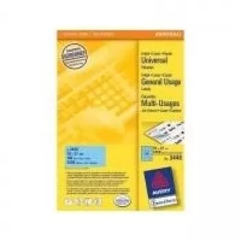 Etiqueta autocolante para impressora AVERY 3449 azul 70 x 37 mm