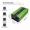Inversor para automóvel Qoltec Monolith 600 W verde 12 V