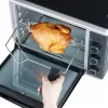 Torradeira-forno Severin TO 2056 30 L preta, aço inoxidável com grelhador