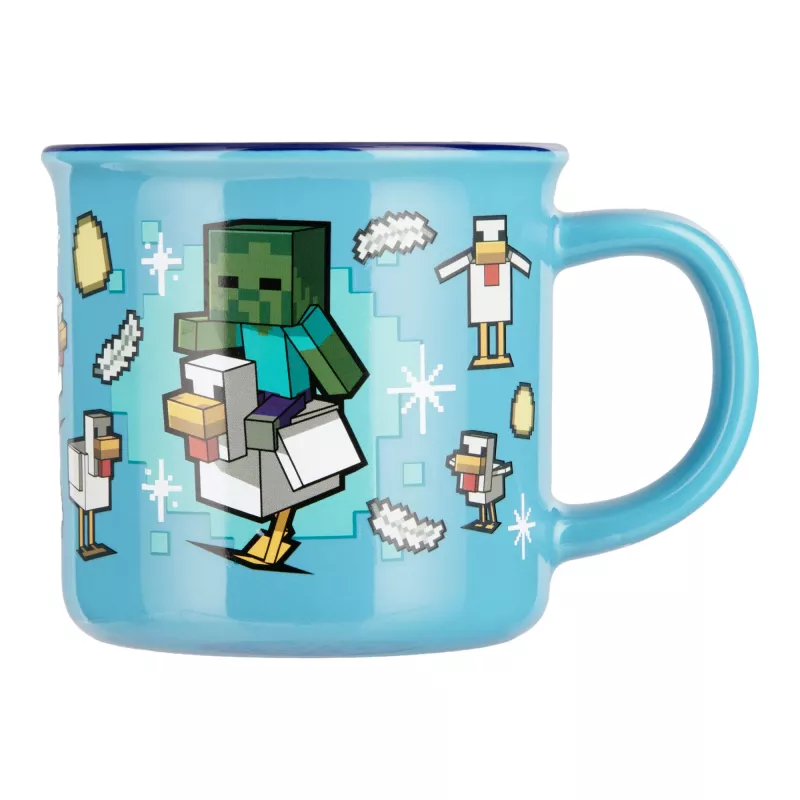 Caneca com mudança de calor Chicken Jockey Minecraft Paladone